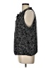 Max Studio 100% Polyester Black Sleeveless Blouse Size L - photo 5