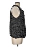 Max Studio 100% Polyester Black Sleeveless Blouse Size L - photo 4