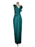 Theia Teal Cocktail Dress Size 4 - photo 1