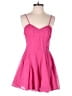 Japna 100% Polyester Hearts Pink Cocktail Dress Size S - photo 1