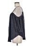 Deletta Blue 3/4 Sleeve Blouse Size M - photo 5