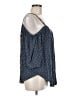 Deletta Blue 3/4 Sleeve Blouse Size M - photo 4
