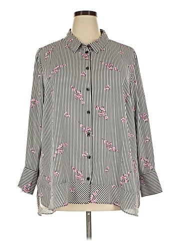 Joan Rivers Long Sleeve Blouse (view 1)