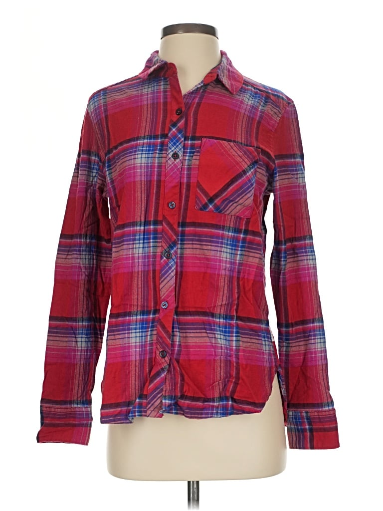 Pre-owned Orvis Long Sleeve Button Down Shirt In Red