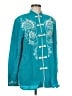 Bob Mackie 100% Silk Teal Kimono Size M - photo 1