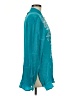 Bob Mackie 100% Silk Teal Kimono Size M - photo 4
