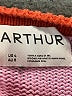 Arthur 100% Cotton Color Block Purple Pullover Sweater Size 4 - photo 7