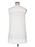 DR2 100% Rayon White Sleeveless Blouse Size 1X - photo 2