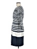 The Limited 100% Polyester Stripes Blue Casual Dress Size 6 - photo 5