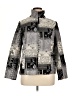 Susan Graver Print Silver Jacket Size 14 - photo 1