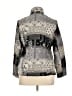 Susan Graver Print Silver Jacket Size 14 - photo 2