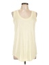 Three Dots Ivory Sleeveless T-Shirt Size L - photo 1