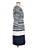 The Limited 100% Polyester Stripes Blue Casual Dress Size 6 - photo 4
