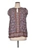 Daniel Rainn 100% Rayon Blue Short Sleeve Blouse Size 1X - photo 1