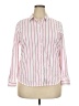 Apt. 9 Stripes Pink Long Sleeve Button-Down Shirt Size XXL Petite - photo 1