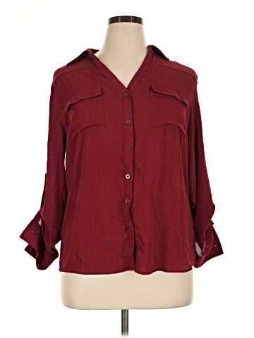 New York & Company 3/4 Sleeve Blouse (view 1)