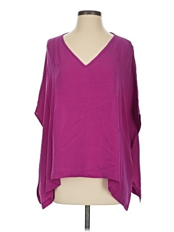 Diane von Furstenberg 3/4 Sleeve Silk Top (view 1)