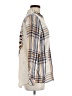 Natural Reflections Plaid Ivory Long Sleeve Blouse Size M - photo 4