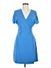 Nine West Solid Blue Cocktail Dress Size M - photo 1