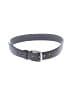 Perry Ellis 100% Leather Gray Leather Belt Size 30 waist - photo 1