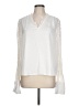 Nicole Miller 100% Polyester Ivory Long Sleeve Blouse Size L - photo 1