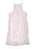 Calvin Klein 100% Polyester White Gray Dress Size 14 - photo 2
