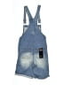 Indigo Rein Blue Overall Shorts Size 7 - photo 2