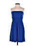Forever 21 Solid Blue Cocktail Dress Size XS - photo 1