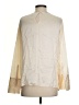 Vince. 100% Silk Ivory Long Sleeve Silk Top Size 4 - photo 2