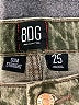 BDG 100% Cotton Chevron-herringbone Green Jeans Size 25 waist - photo 7