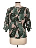 Weekend Max Mara Tropical Green Short Sleeve Blouse Size 10 - photo 2