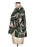 Weekend Max Mara Tropical Green Short Sleeve Blouse Size 10 - photo 5
