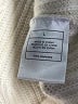 Quince 100% Cashmere Color Block Ivory Cashmere Pullover Sweater Size L - photo 7