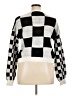 Almost Famous 100% Polyester Checkered-gingham Silver Pullover Sweater Size 1X - photo 2