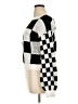 Almost Famous 100% Polyester Checkered-gingham Silver Pullover Sweater Size 1X - photo 5
