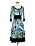 Rabbit Rabbit Rabbit Designs Print Blue Casual Dress Size S - photo 1