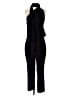 Halston Heritage Solid Black Jumpsuit Size 4 - photo 1