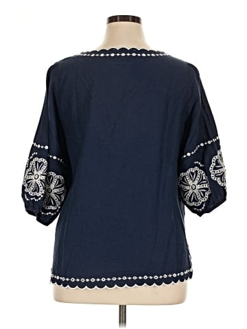Calypso St. Barth 3/4 Sleeve Blouse (view 2)