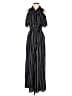 LovPosh Stripes Black Jumpsuit Size S - photo 1