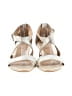 Sofft 100% Leather Silver Wedges Size 10 - photo 2