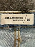 Just Black Hearts Blue Jeans Size 26 waist - photo 7