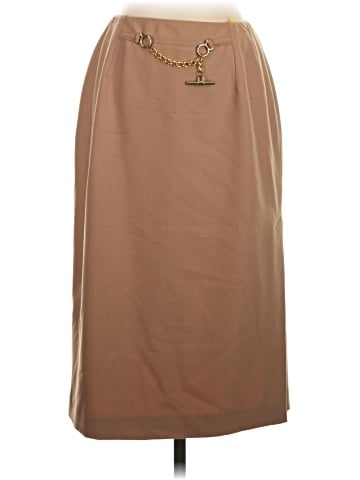 Oscar by Oscar De La Renta Wool Skirt (view 1)