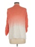 Chico's 100% Linen Orange Cardigan Size Med (1) - photo 2