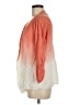 Chico's 100% Linen Orange Cardigan Size Med (1) - photo 5