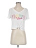 Alya White Short Sleeve T-Shirt Size S - photo 1