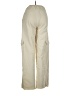 Desigual 100% Cotton Ivory Cargo Pants Size S - photo 2