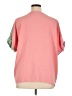 Bibi 100% Polyester Color Block Pink 3/4 Sleeve Blouse Size XL - photo 2