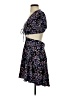 Express 100% Rayon Floral Blue Cocktail Dress Size S - photo 5