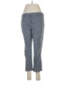 Adrienne Vittadini Polka Dots Blue Casual Pants Size 6 - photo 1