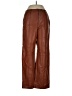 Lulus Brown Faux Leather Pants Size L - photo 1